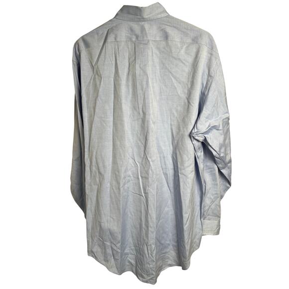 Ralph Lauren Size 16 Button Down 100% Cotton Blue 34/35 - Picture 2 of 7